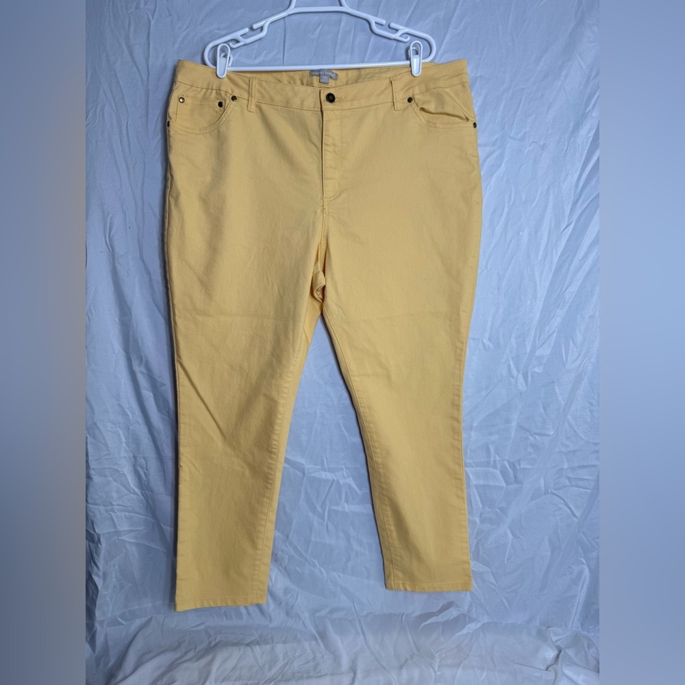 Woman Within Sunny Yellow Pants